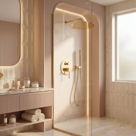 REA - Podomítková sprchová sada Venti Gold + BOX REA-P8713