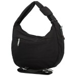 Moderní dámská textilní kabelka na rameno Haniel, černá