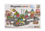 Mamido Magnetická stavebnice město 70 dílů Služební vozidla XL MT1440