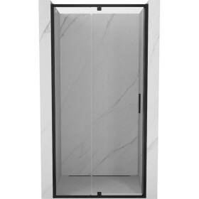 MEXEN - Exo sprchové dveře křídlové 105, transparent, černá 819-105-000-70-00