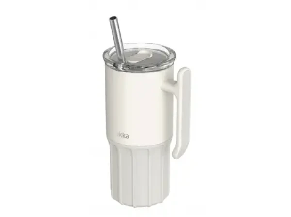 Quokka Nerezový termohrnek s brčkem Umi Ivory 720 ml (40092QO)