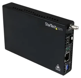 StarTech Gigabit Ethernet/SFP mediakonvertor černá / Mediakonvertor / RJ-45 / do 1000 Mbit/s / MTBF 65000 h (ET91000SFP2)