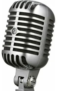 Shure 55SH Series II stříbrná / Dynamický retro mikrofon / XLR / 50 - 15000 Hz (55SH SERIES II)