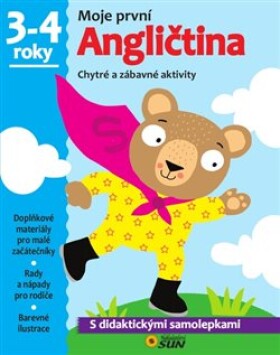 Angličtina - 3-4 roky - samolepky (Moje první angličtina)