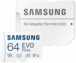 SAMSUNG EVO Plus 64GB + adaptér / micro SDXC / UHS-I U1 / Class 10 (MB-MC64SA/EU)