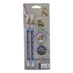 Real Madrid - školní set (tužky, gumy + ořezávátko)
