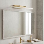 Koupelnové nástěnné LED svítidlo APP1876-1W 60cm BRUSH GOLD OSW-66031