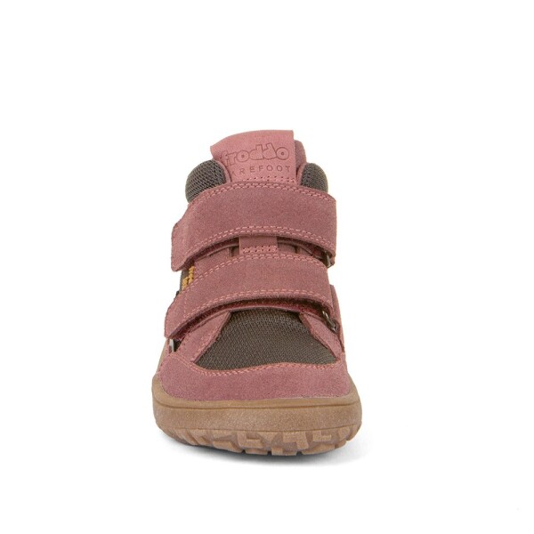 Dívčí barefoot boty TEX AUTUMN Gray/Pink Froddo G3110254-6 - šedá - 39