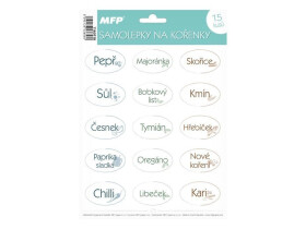 Samolepky na kořenky Koření