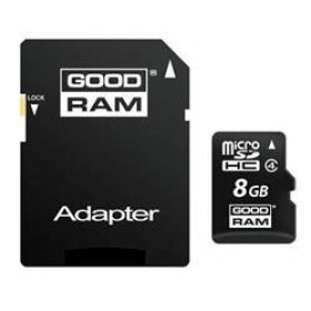 GOODRAM microSDHC 8 GB + adaptér / Class 4 (M40A-0080R11)