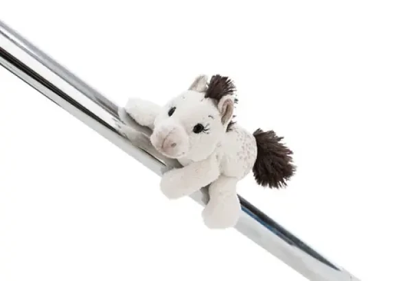 NICI GREEN magnetka Pony Mony bílý 12 cm