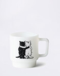 Carhartt WIP Hugging Cats Glass Mug White