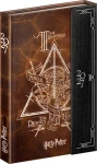 NOTIQUE Týdenní magnetický diář Harry Potter – Relikvie smrti 2027 / Diář / 11 × 16 cm / Magnetické uzavírání