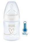 NUK FC Plus láhev s kontrolou teploty s květinami 150ml červená (NU10743891-BR)