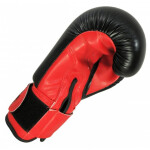 Boxerské rukavice MASTERS - RPU-2A 01152-0302 černá/červená + 6 uncí