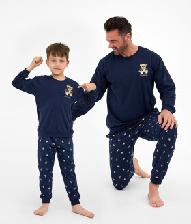 Cornette Kids Boy 593/179 Big Boss pyžamo délka/r 86-128 tmavě modrá 110-116