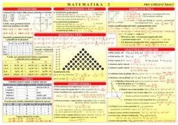 Matematická tabulka 2 pro SŠ (A4), 1. vydání - autorů kolektiv