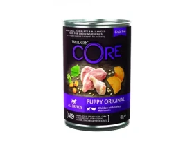 Wellness Core Dog 95% Protein Puppy kuře+krůta a dýně 400g / Konzerva pro psy (076344118701)
