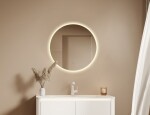 Zrcadlo se senzorem SAT Cool 60x60 cm bílá SATZCO60 SATZCO60