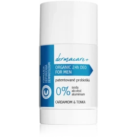 Dermacare 24h MEN organický dezodorant s prebiotiky a probiotiky - Kardamon a Tonka 75g