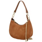 Stylová dámská kožená kabelka na rameno Kilix, koňaková