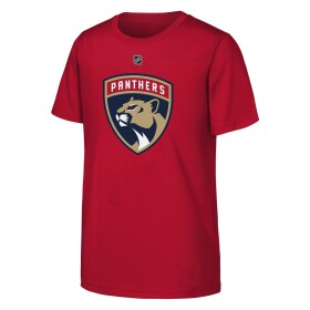 Outerstuff Dětské tričko Sam Bennett #9 Florida Panthers NHL Flat Name & Number Short Sleeve Cotton Velikost: Dětské XL (170 – 176)