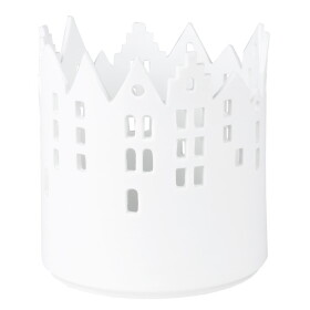 Räder Porcelánový svícen City Light 11 cm, bílá barva, porcelán
