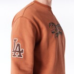 New Era Pánská mikina Los Angeles Dodgers MLB Tartan Infill Crewneck Sweater Velikost: XL