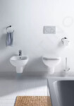 DURAVIT - D-Code Závěsný bidet Compact, bílá 22371500002