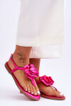 Dámské žabky s látkou Rose Fuchsie Carisma 36