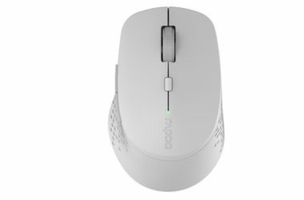 Rapoo M300 Silent Multi-mode bílá bezdrátová optická myš 1600 DPI 2.4 Ghz BT 3.0 4.0 tl. kolečko (6940056180476)