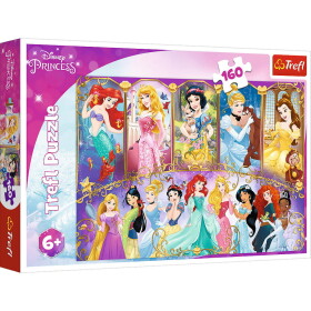 TREFL Puzzle Disney Portréty princezen 160 dílků