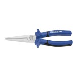 Knipex 26 26 200 T Půlkulaté kleště s břity VDE s připevňovacím okem 200mm / úzké ploché kleště /40° / délka čelistí:73m (26 26 200 T)