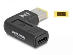Delock USB-C – Lenovo 11x4,5mm černá / Napájecí adaptér pro notebook / 90° / 20 V / 3 A (60003)