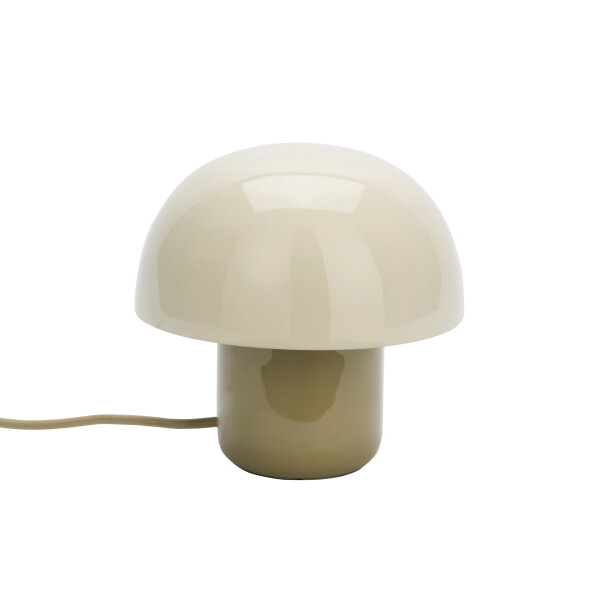 MADAM STOLTZ Stolní lampa Cream/Khaki, béžová barva, krémová barva, kov