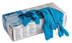 Jednorázové pracovní rukavice Mapa Professionnel Solo Blue 995 - rukavice na jedno použití z přírodního latexu, vnitřek bez prášků Barva: Modrá, Velikost rukavic: 9 - 9,5 XL C39834