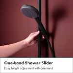 HANSGROHE - Raindance Alive S Puro Sprchový set s termostatem, průměr 30 cm, 3 proudy, EcoSmart+, matná černá 24594670