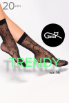 TRENDYLINE PONOŽKY - 16 PONOŽEK NERO UNI