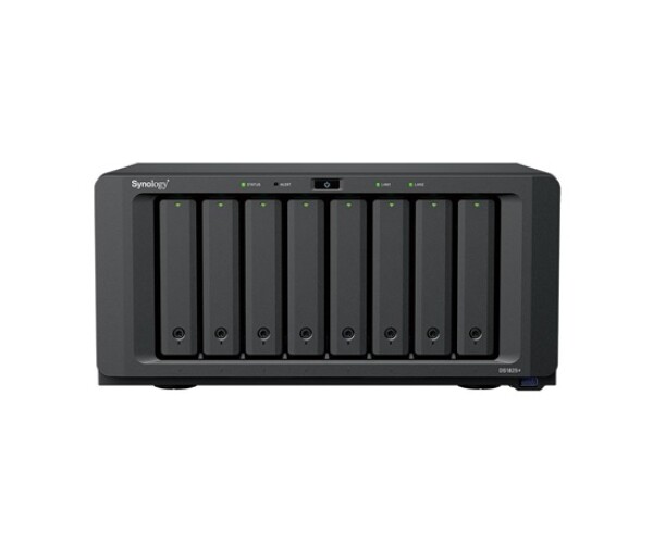 Synology DS1825+ DiskStation (4C/Ryzen V1500B/2,2GHz/8GBRAM/8xSATA/2xM.2/3xUSB3.2/2x2,5GbE/1xPCIe/2xUSB-C) EDF_481763