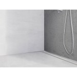 MEXEN - Line-B spádová lišta nástěnná 120 cm levá, nerez 181002120L