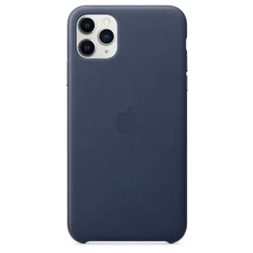 Apple iPhone 11 Pro Max Leather Case Midnight Blue MX0G2ZM/A