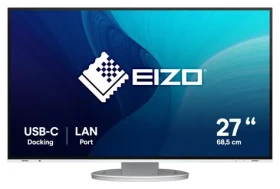 27" EIZO EV2795-WT bílá / Monitor / IPS / QHD 2560×1440 / USB-C / KVM switch / HDMI / DP (EV2795-WT)