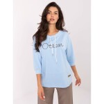 Triko dámské s potiskem one size 3/4 rukáv