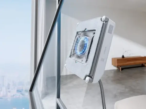 Ecovacs Winbot Mini bílá / Robot na čištění oken / sání 7500 Pa / 90 W / aplikace / bezpečnostní lano (Winbot MINI)