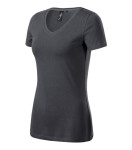Action V-neck tričko dámské light anthracite 2XL