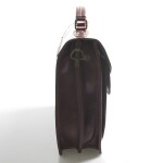 Dámská kožená aktovka Belinda, tmavě hnědá