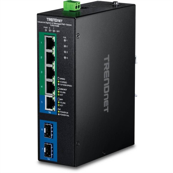 TrendNet TI-PG743Bi TRENDNET - Industrial L2 - Switch - 1 Gbps síťový switch 10 / 100 / 1000 MBit/s