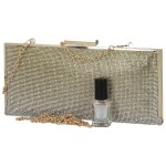 Luxusní dámská plesová kabelka Moon Iballa, zlatá