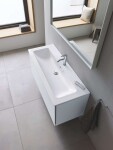 DURAVIT - L-Cube Umyvadlová skříňka 55x122x48 cm, 2 zásuvky, bílá mat LC624301818