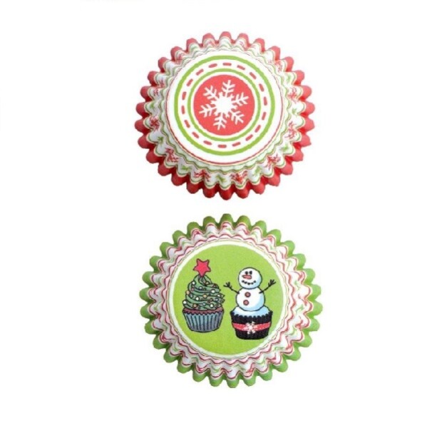 Alvarak Košíčky papírové Vánoční, 32x20 mm, 50 ks